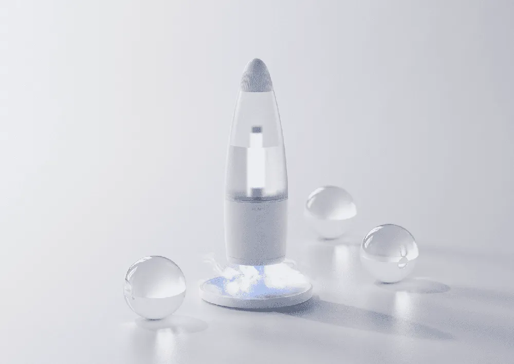 火箭加湿器外观设计